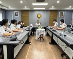 วันที่ 9 ก.พ. 2566 ประชุมทบทวนแนวทางปฏิบัติเกี่ยวกับการส่งรูปถ่ายและแผ่นพิมพ์ลายนิ้วมือนักโทษเด็ดขาดฯ